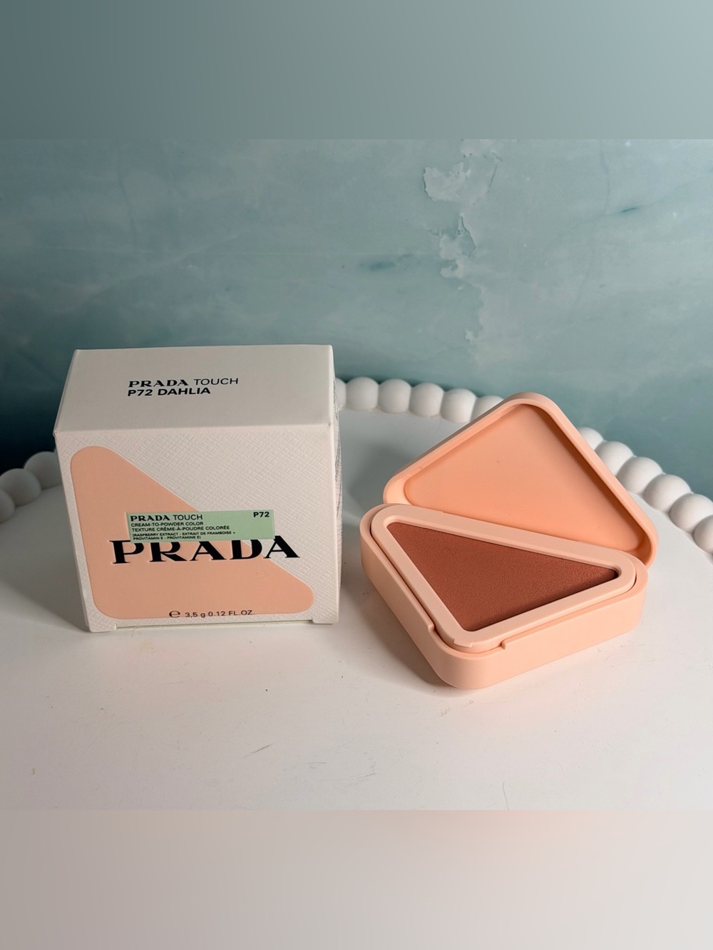 Prada Touch Cream-To-Powder Color Blush~P72 Dahlia~NIB~0.12 Oz~